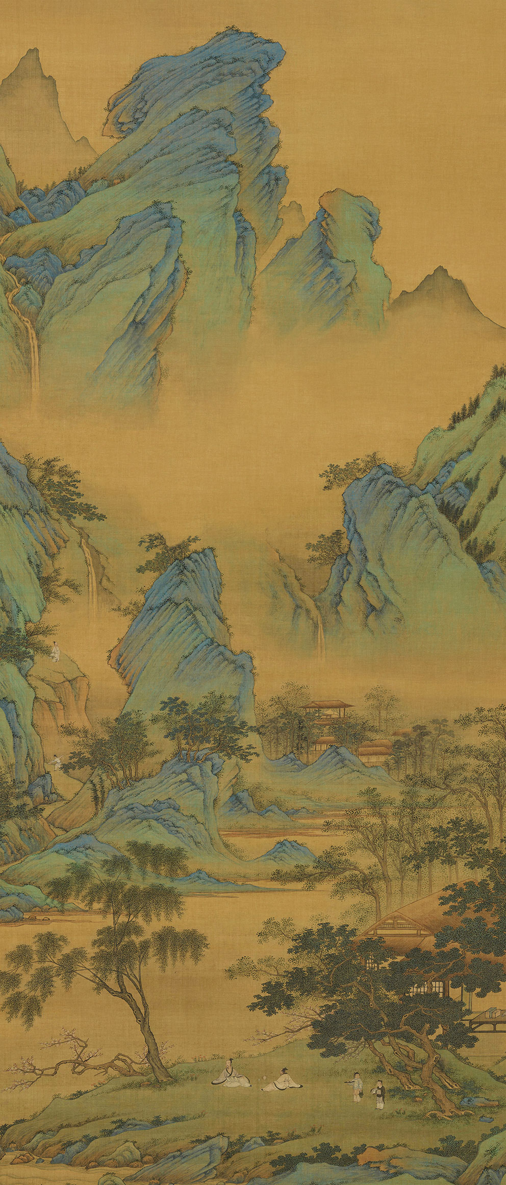 新中式玄关山峰古