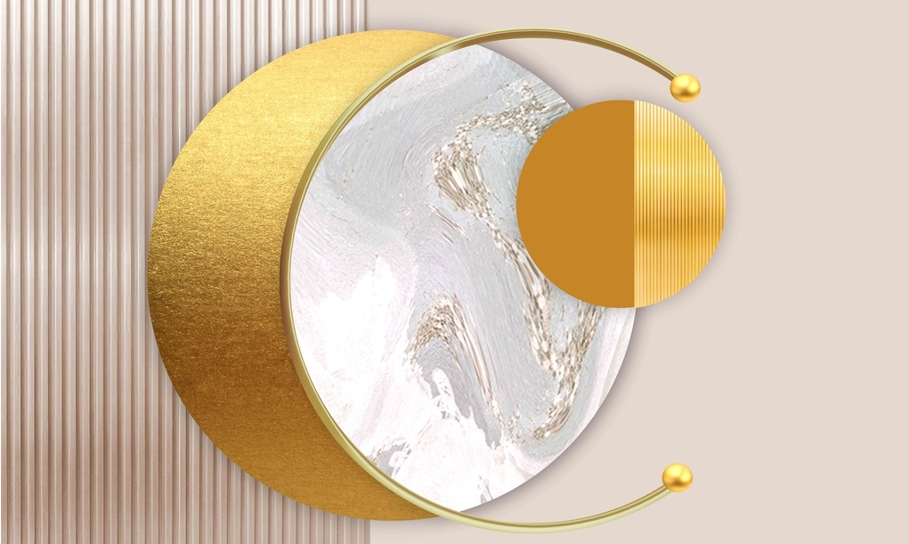 现代轻奢格栅背景