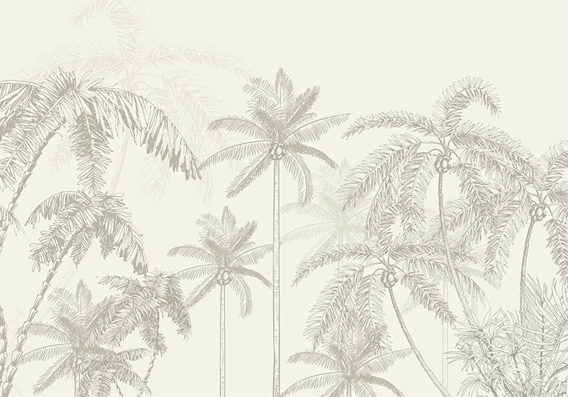 背景墙热带雨林植