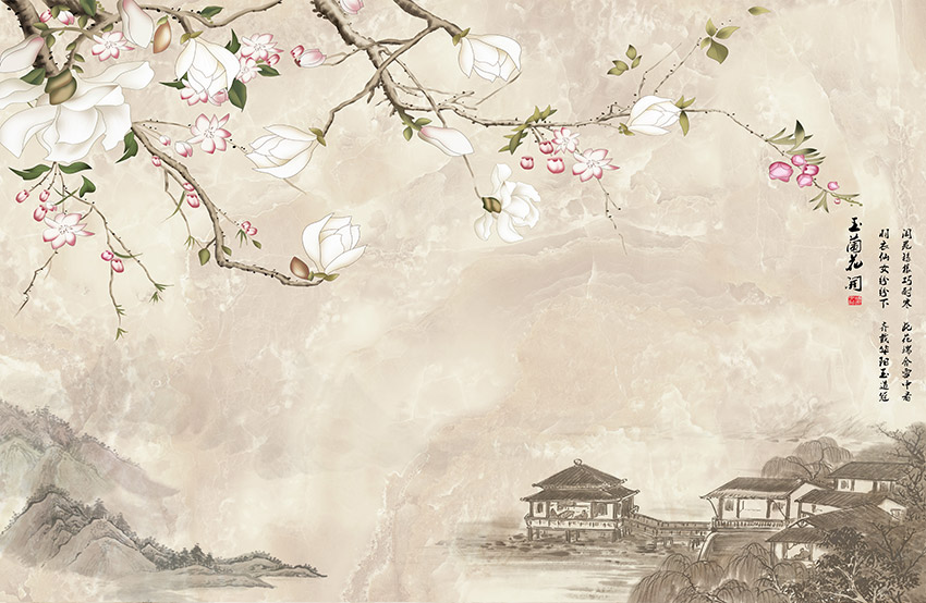 不分层新中式复古