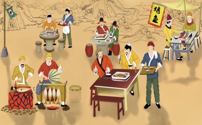 传统诸葛烤鱼民俗