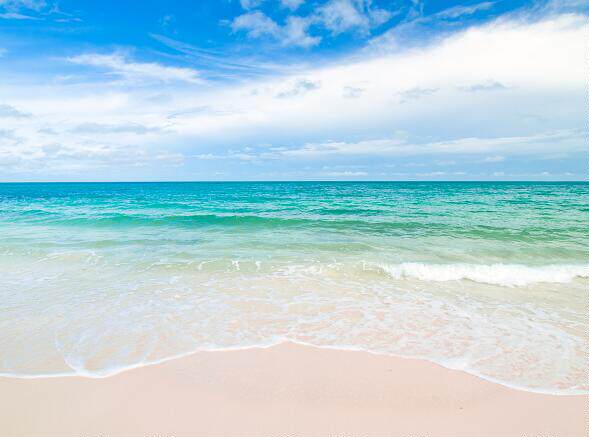 沙滩 天空海景背