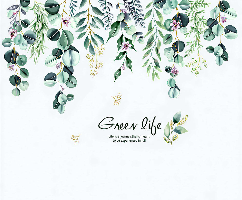 现代简约背景墙田