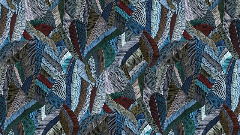 现代简约背景墙可