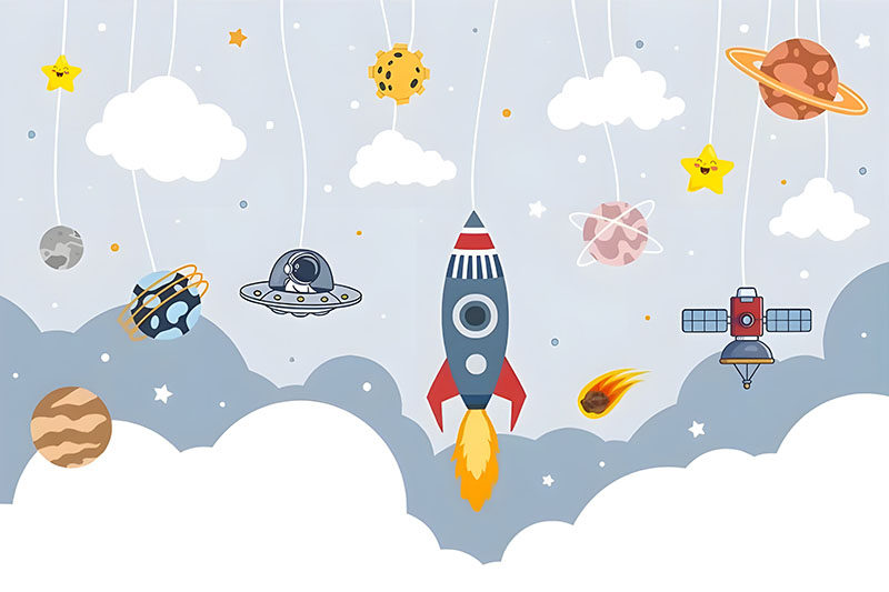 背景墙现代简约儿