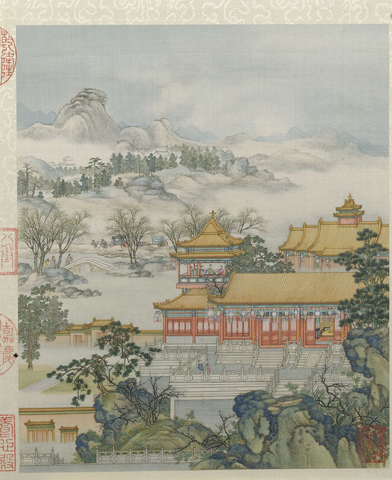 清 陈枚 山水楼