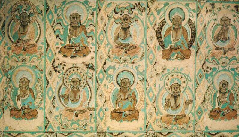 佛教 佛陀背景墙