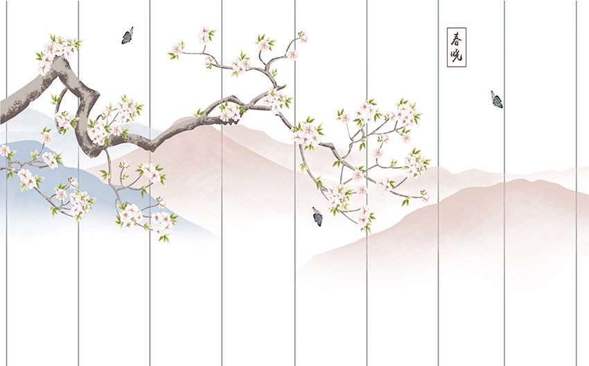 不分层新中式花鸟