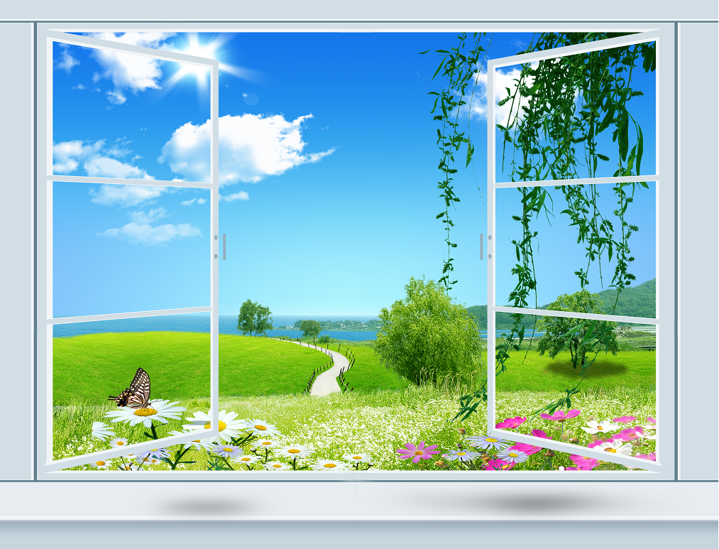 3D立体窗外美景
