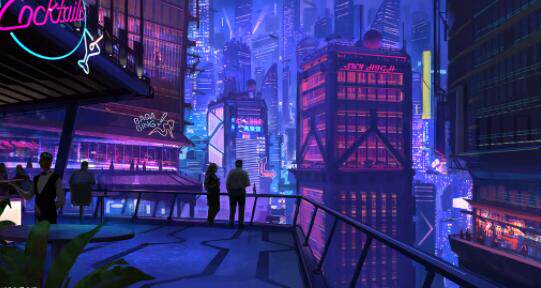 赛博朋克风 科技