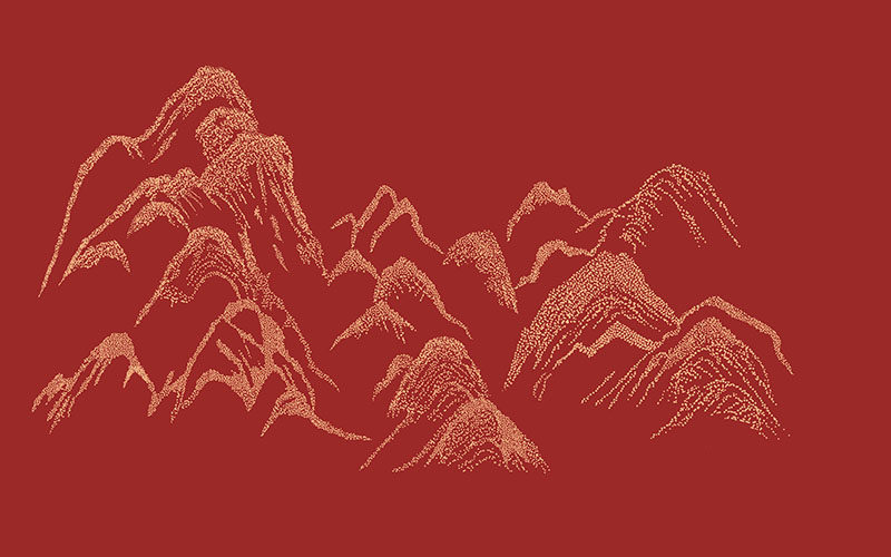 背景墙新中式抽象