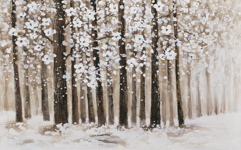 树木雪景 树 雪