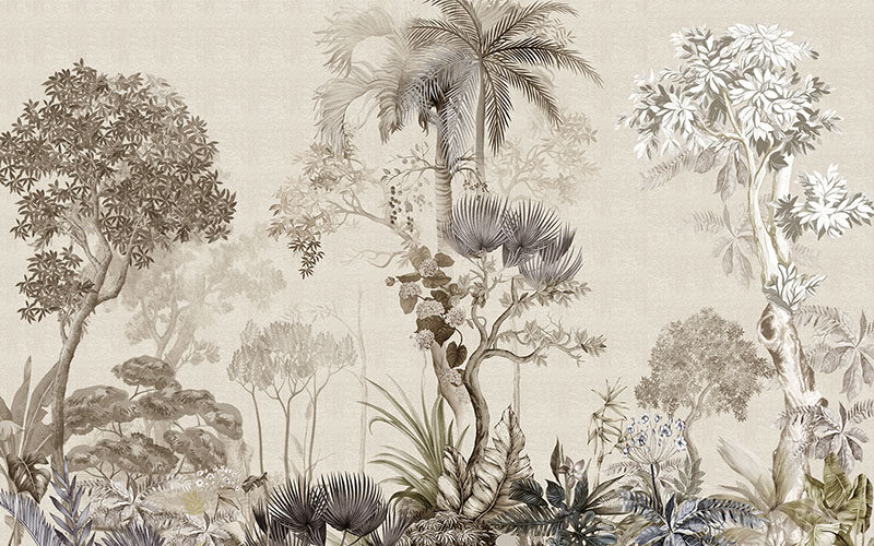 现代简约背景墙热