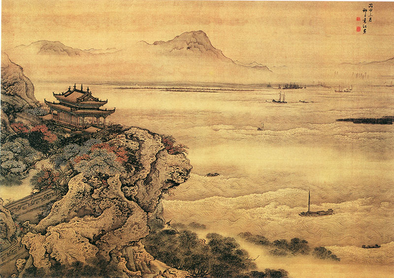 江畔楼阁图片_新