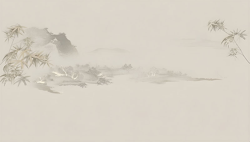 背景墙新中式简约