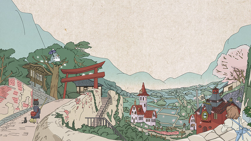 卡通动漫龙猫电影