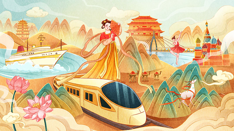 现代简约工装背景