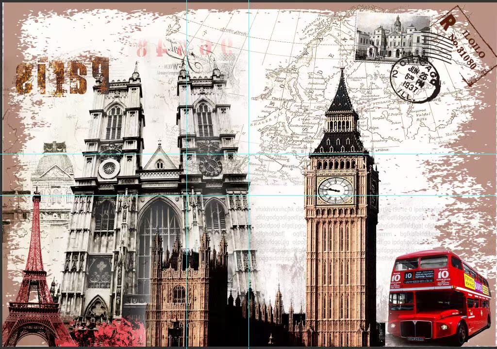 复古英伦大本钟背