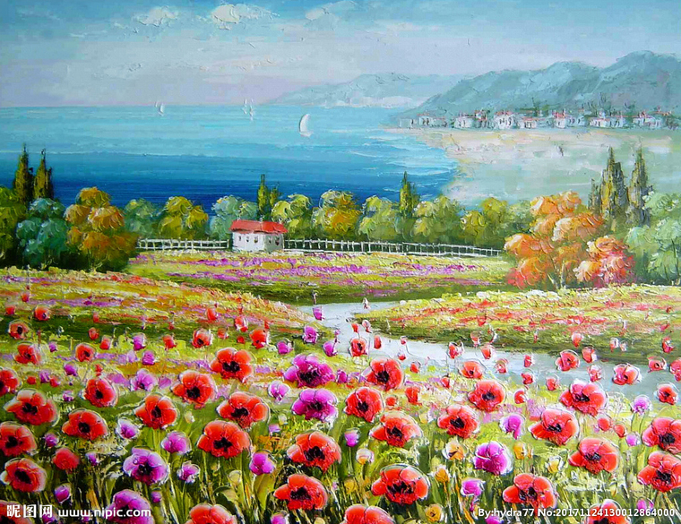 G欧式风景油画背