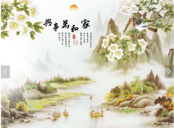 过道背景墙 壁画