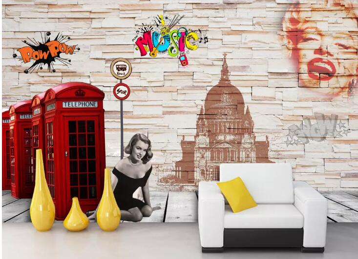 怀旧背景墙装饰画