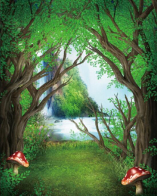 童话绿色森林玄关