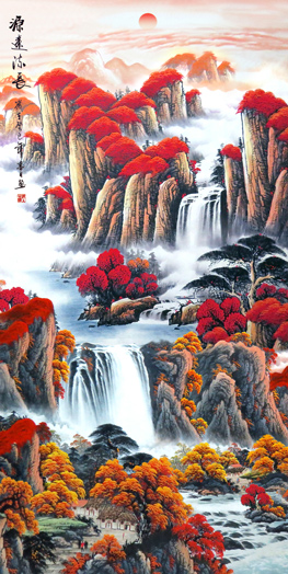 源远流长聚宝盆山