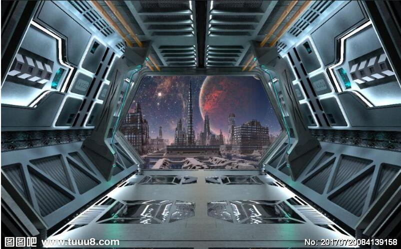 3D立体宇宙飞船