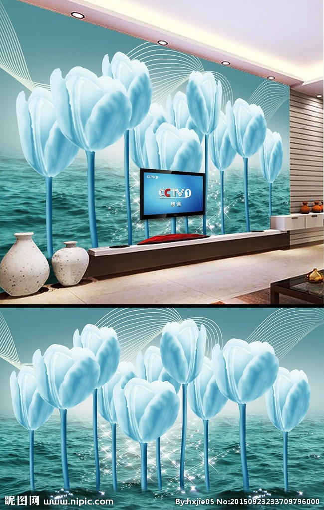 G梦幻玫瑰花背景