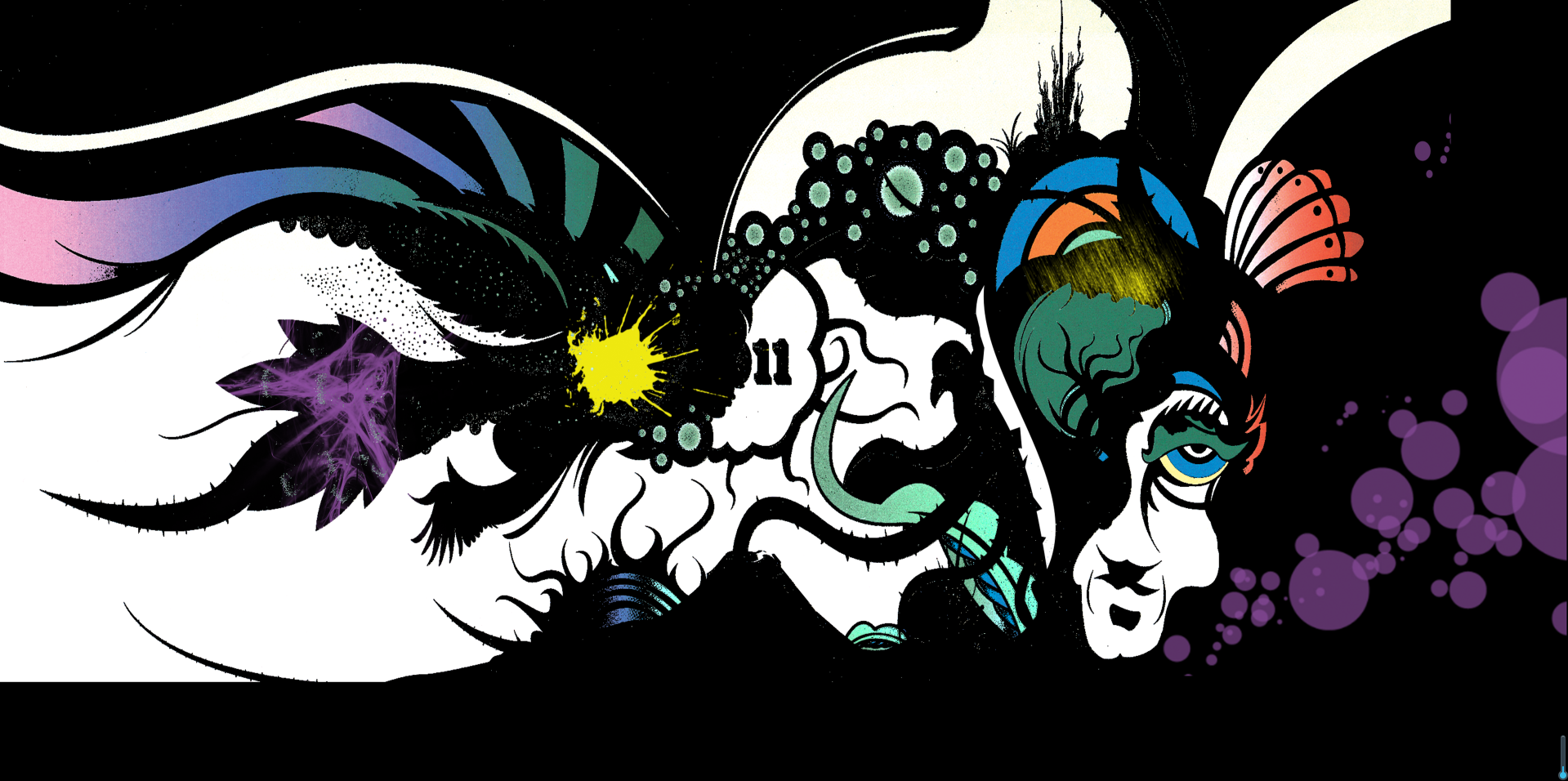 现代简约抽象手绘