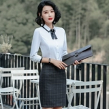 Рубашка для работы, лонгслив, униформа, пиджак классического кроя, с рукавом