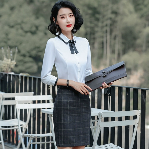 Рубашка для работы, лонгслив, униформа, пиджак классического кроя, с рукавом