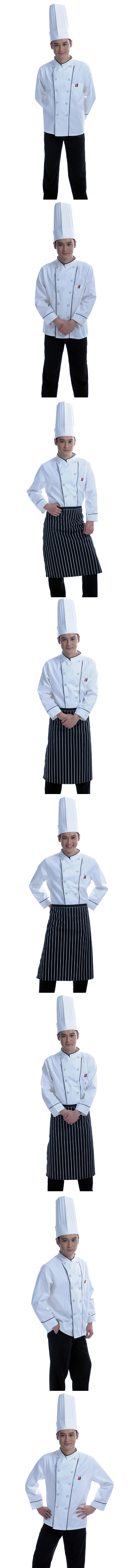 Veste chef cuisinier en polyester - Ref 1910415 Image 24