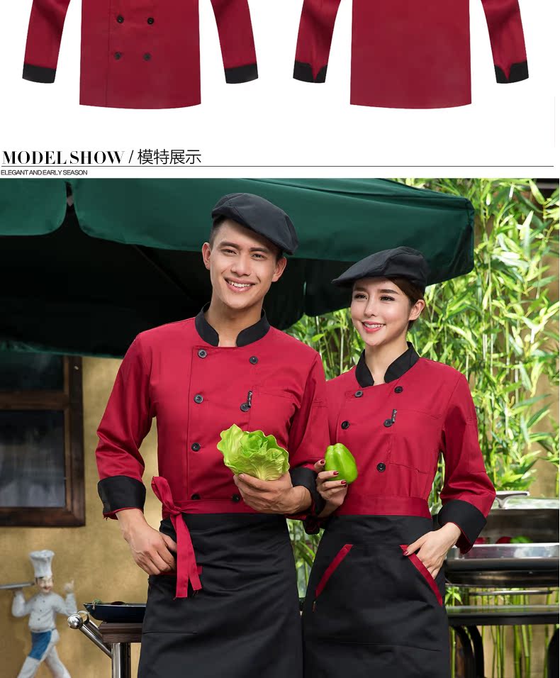 Tenue de cuisinier en coton - Ref 1910452 Image 21