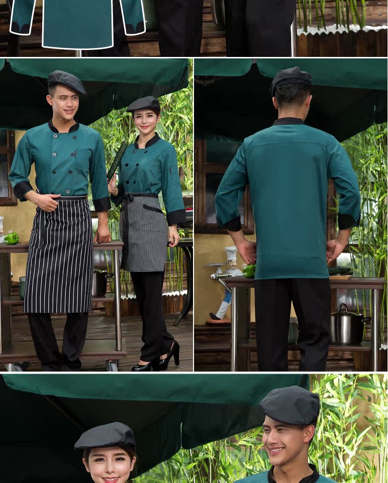 Tenue de cuisinier en coton - Ref 1910452 Image 26