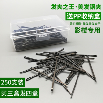 Hair Clip King CLIP PROFESSIONAL STYLING CLIP TRAY HAIR CLIP FLAT HEAD STEEL CLIP HOUSE MAKEUP ARTIST SIDE CLIP