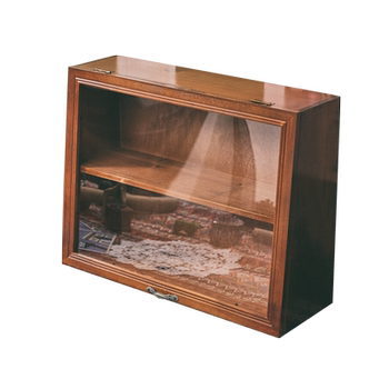 Wooden living room cosmetic perfume figure retro