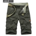 JEEP quần short nam quần âu giản dị mùa hè lỏng năm quần cotton nhiều túi quần yếm mỏng nam - Quần làm việc shop đồ nam đẹp Quần làm việc
