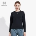Hoa Kỳ Quần áo thấm mồ hôi HOTSUIT Nữ thấm hút ẩm thể thao áo thun dài tay Slim fit bên trong áo sơ mi ngắn tay Áo phông thể thao