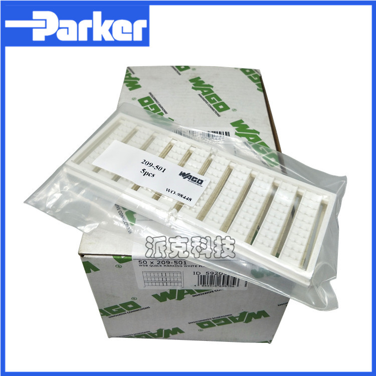WAGO Germany ten thousand 209-501 blank marker number plate suitable for 280 series wiring terminals