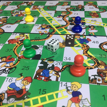 Childrens puzzle Parent-child games Snake ladder chess Snake chess 3D Snake and ladder games Magnetic folding board chess toys