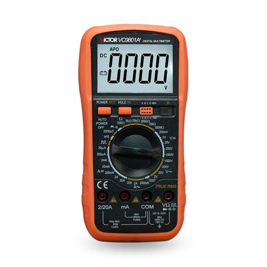 数字万用表VC9801A+/VC9802A+/VC9804A+/VC9805A+/VC9808+ 胜利