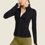 Спортивная куртка, удерживающий тепло лонгслив для спортзала для йоги, в обтяжку, для бега