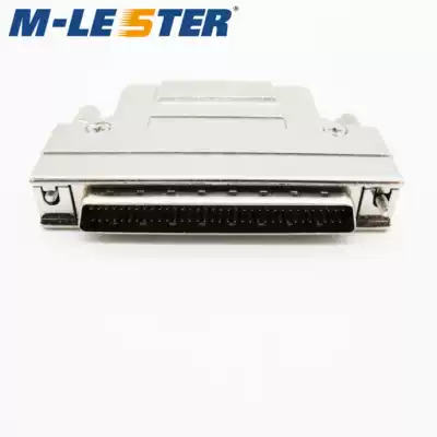 Montelast SCSI 68 core welding wire iron shell screw DB type welding wire male connector plug 68 pin