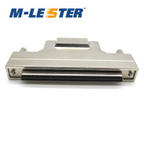 Menglaix SCSI100 connector iron shell screw puncture Press wire DB type 100 core female connector