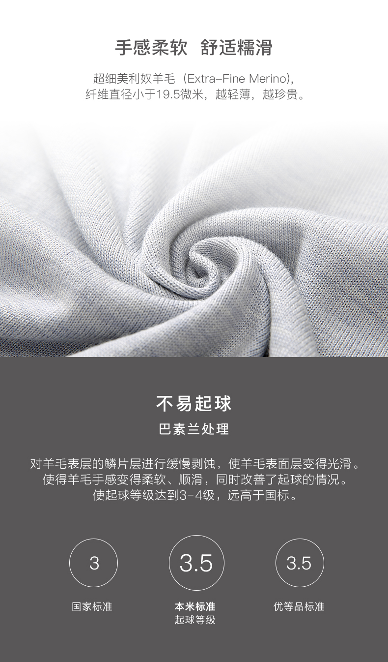 神价 世界上最好的羊毛 本米 女100%超细美利奴羊毛衫 图2