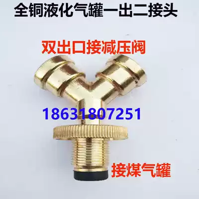 Gas canisters yi chu er interface liquefied gas cylinder schemes for two accessories cylinder outlet yi fen er accessories