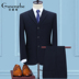 Bộ đồ trung niên Gusenzhe phù hợp với nam giới quần baggy nam Suit phù hợp