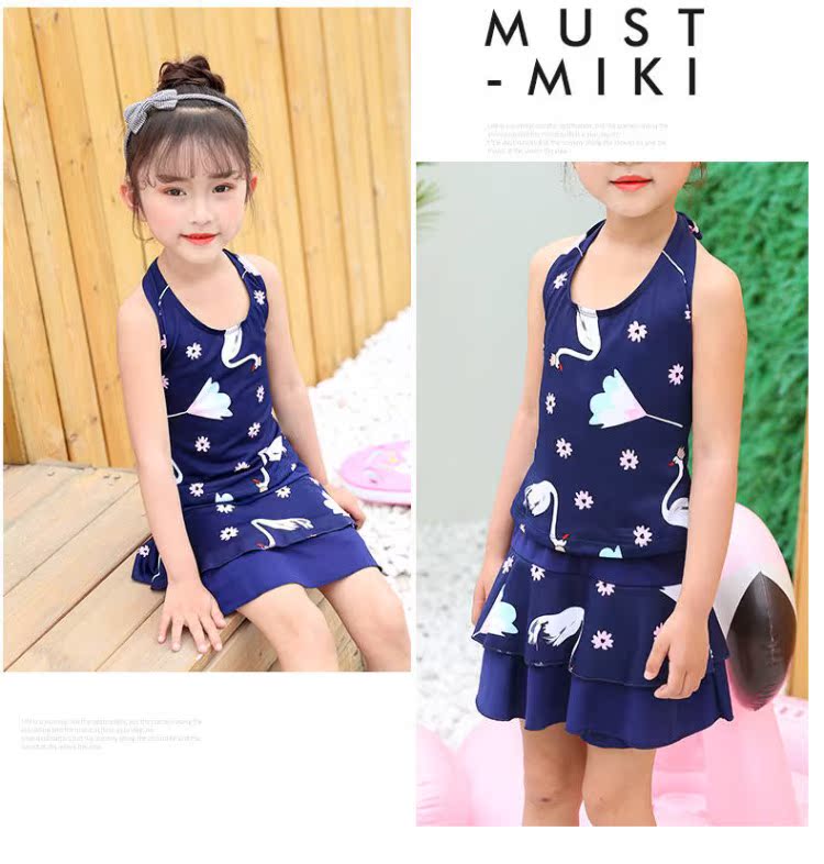 Đồ bơi cho trẻ em Nữ Chia tay Đồ bơi Học sinh Hàn Quốc Công chúa nhỏ Đặt Cô bé Nhỏ Vừa Lớn Đồ bơi lớn - Bộ đồ bơi của Kid bộ đồ nàng tiên cá cho bé