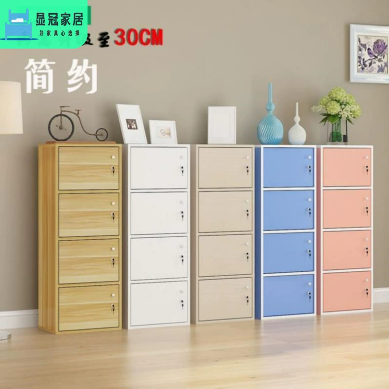 Tủ chìa khóa với trưng bày thêm lưu trữ sáng tạo với khóa miễn phí tủ lưu trữ bằng gỗ khung lưới khung góc sàn nội thất - Buồng